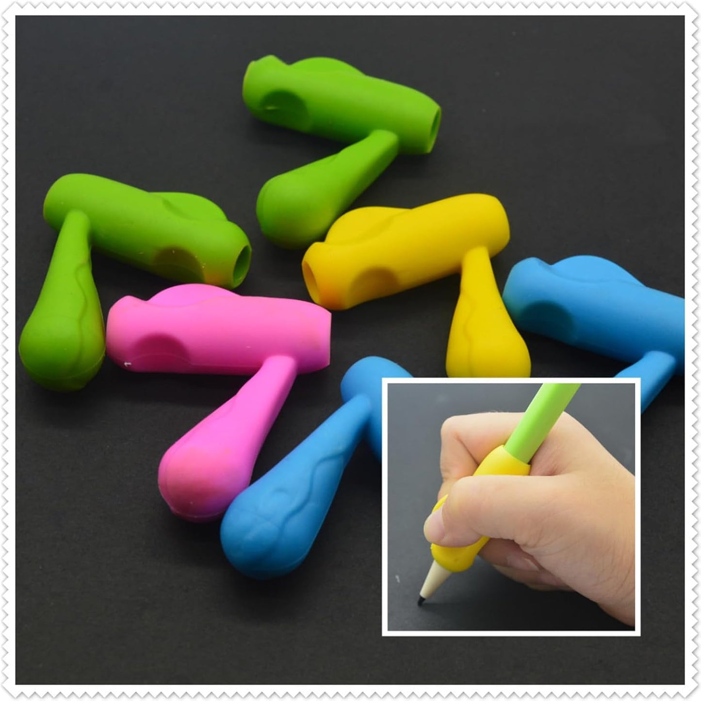 カラフル ハンドル ペンシルグリップ