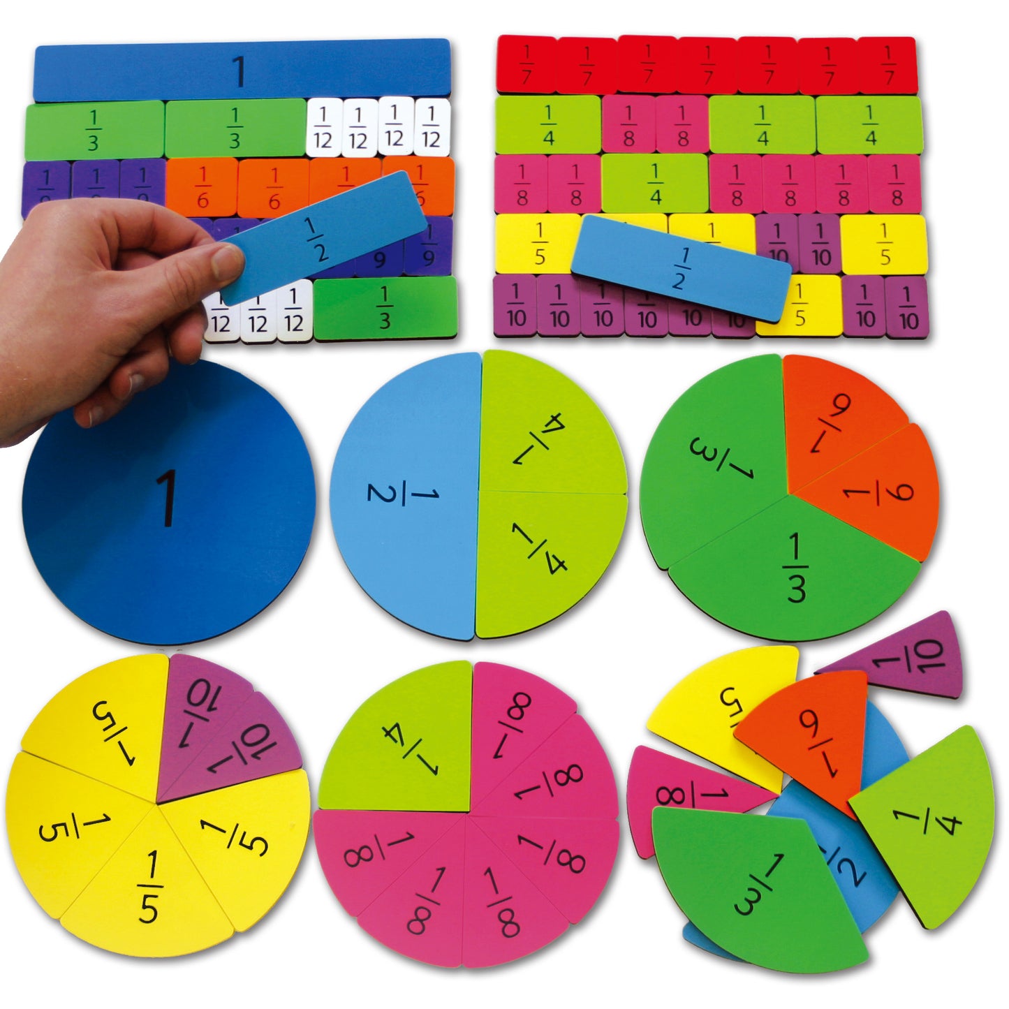 マグネット分数タイルセット